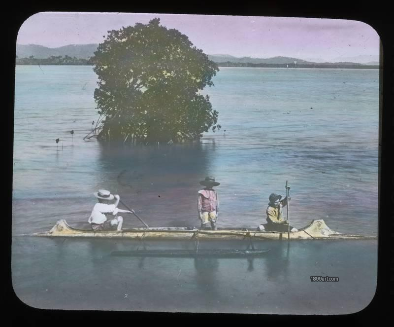 1899art 17 the Great Flood Handcolored 1900s 1899art. Historical photograph from the 1899art Archive.