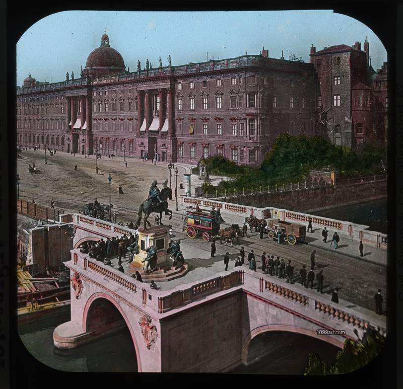 1899art Koenigliches Schloss Berlin Handcolored 1900s 1899art. Historical photograph from the 1899art Archive.