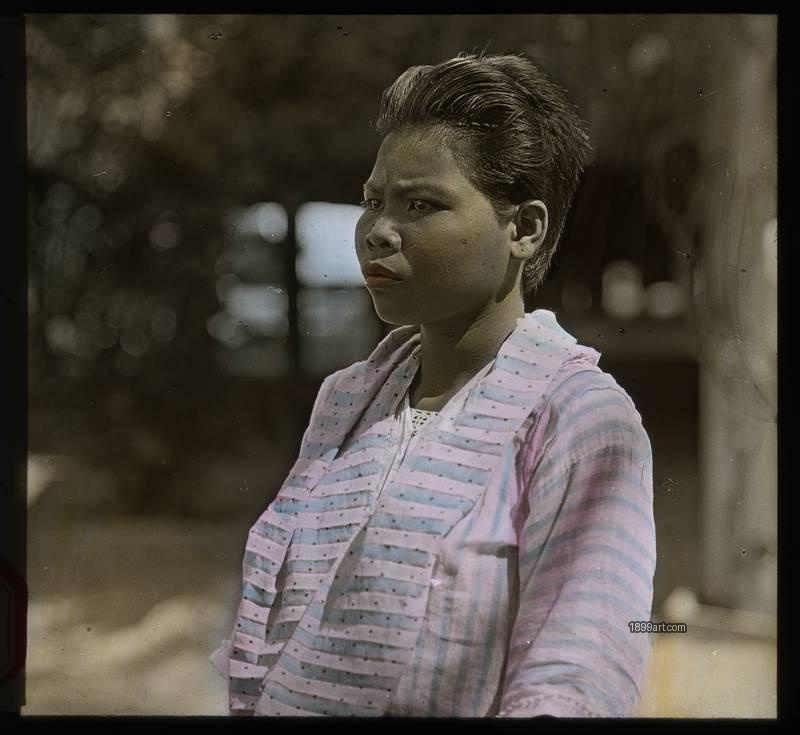 1899art Moins Woman Fiji Handcolored 1900s 1899art. Historical photograph from the 1899art Archive.