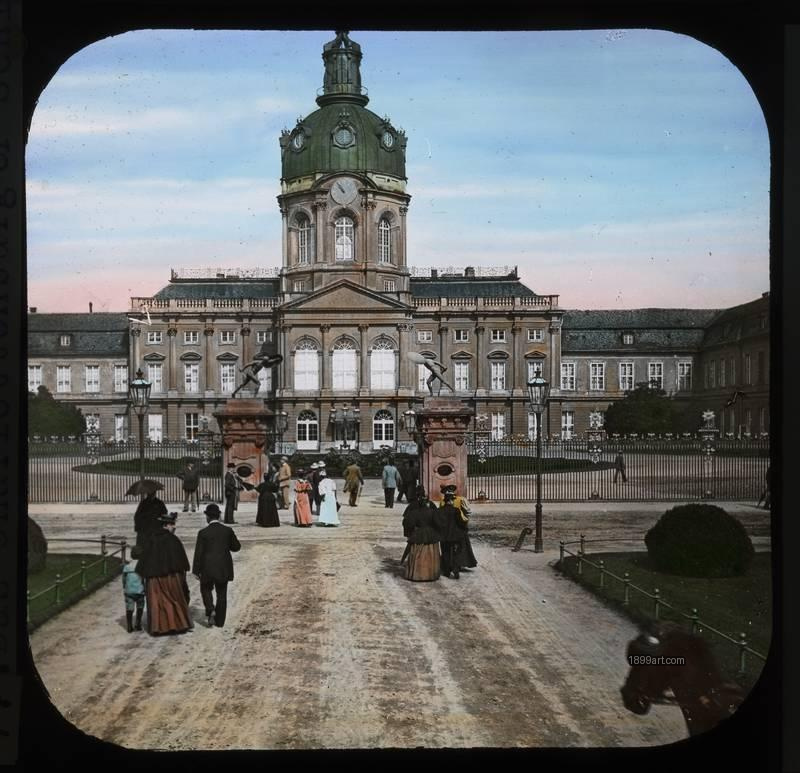 1899art Schloss Charlottenburg Handcolored 1900s 1899art. Historical photograph from the 1899art Archive.