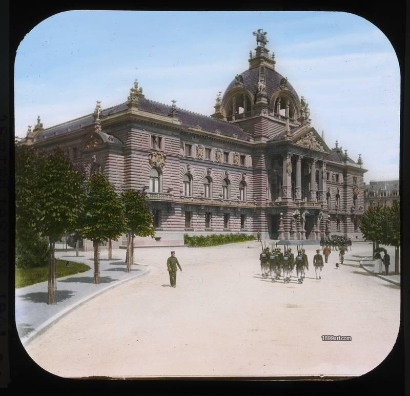 1899art Kaiserpalast Handcolored 1900s 1899art. Historical photograph from the 1899art Archive.