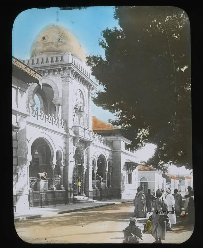 1899art Vienna Rathaus Municipal Building Facade Handcolored 1900s 1899art. Historical photograph from the 1899art Archive.